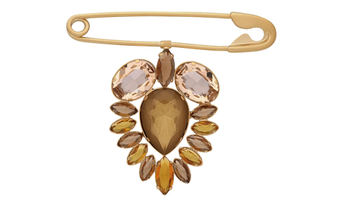 GEMSTONE BROOCH "GOLD" SM1VK0012SV0164961