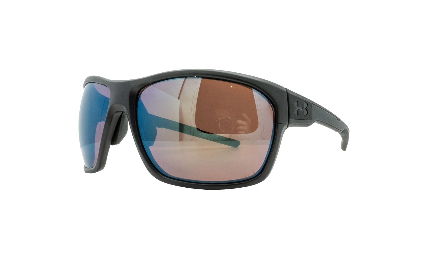 No Limits Sunglasses "Shoreline Tuned ANSI Z87+ Polarized - Satin Black" 8650130 010137