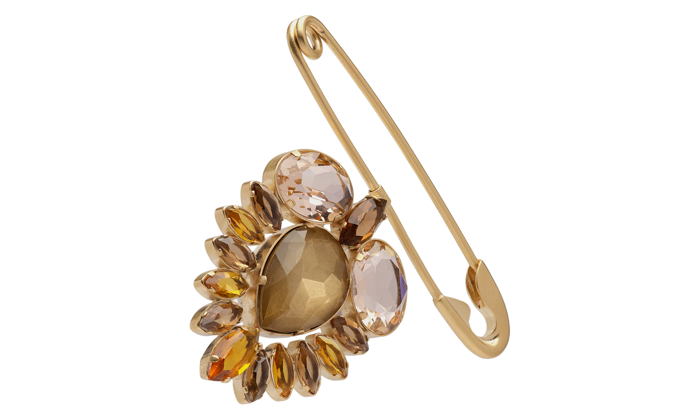 GEMSTONE BROOCH "GOLD" SM1VK0012SV0164961