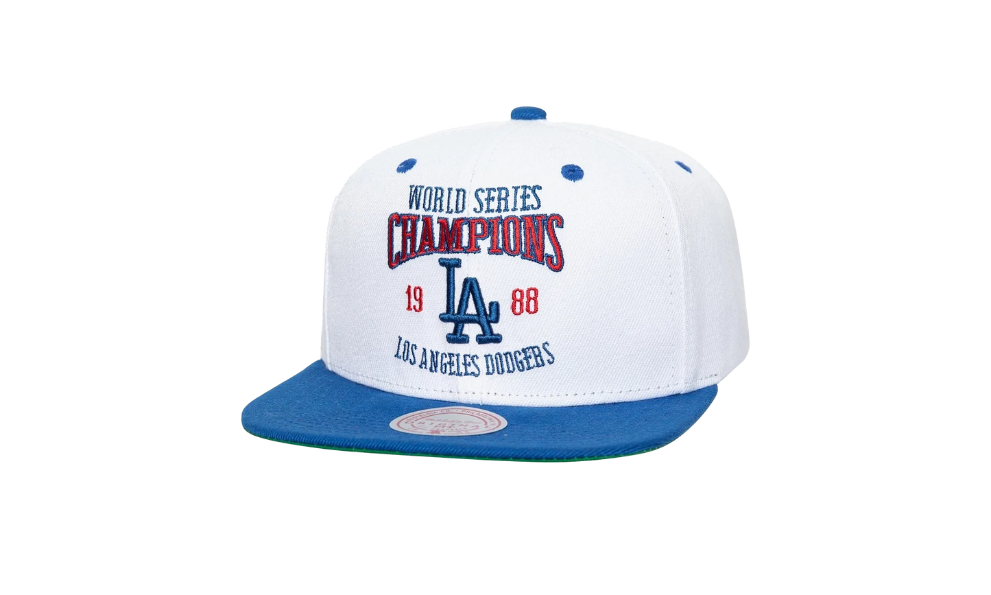 MLB Cooperstown Champ Series Snapback Cap "Los Angeles Dodgers - White" HHSS7704 LADYYPPPWHIT