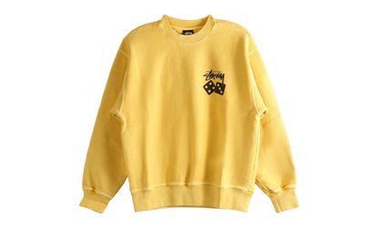 Dice Pig Dyed Crew Sweatshirt "YELLOW" 1915077 YELO