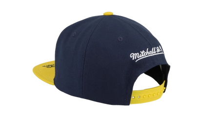 NCAA Logo Bill Snapback Cap "Michigan Wolverines - Navy / Yellow" HHSS4533 UMIYYPPPNYYW