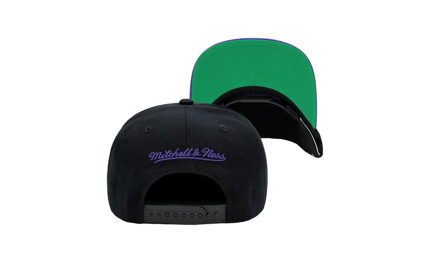 NBA Hardwood Classics Script 2.0 Snapback Cap "Utah Jazz - Black" HHSS3282 UJAYYPPPBLCK
