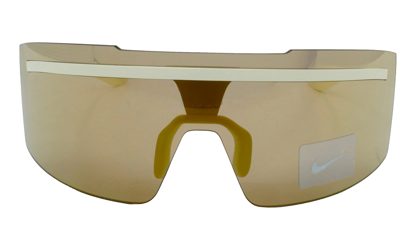 Echo Shield M Sunglasses "Matte Coconut Milk / Gold Mirror" FD1884 113