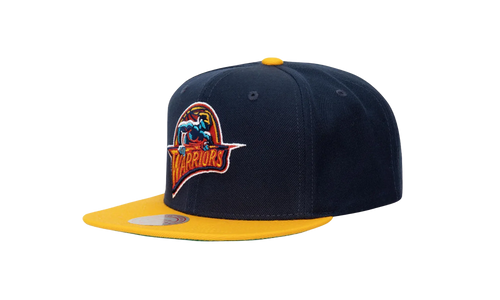 NBA Hardwood Classics Team 2 Tone 2.0 Snapback Cap "Golden State Warriors - Navy / Gold" HHSS3267 GSWYYPPPNYGD