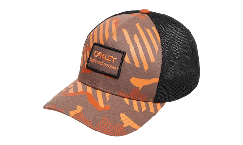 B1B HDO Patch Trucker Hat "Orange Stripe / Grip Camo" FOS900906 9YW