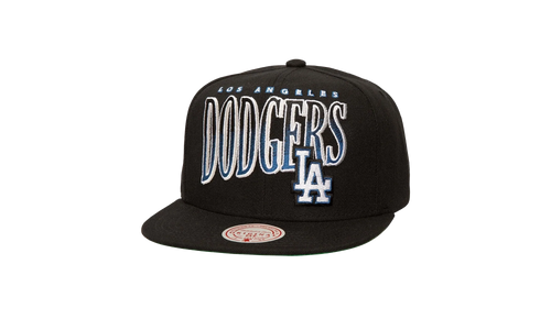 MLB Line Work Snapback Cap "Los Angeles Dodgers - Black" HS8527 LADBLCK