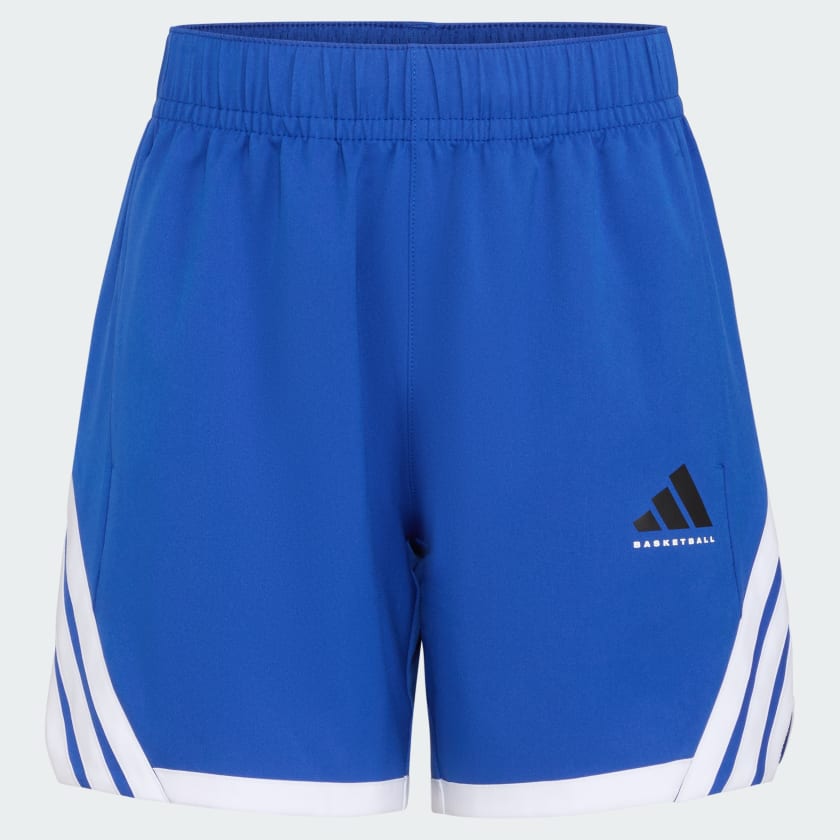 Kids' adidas Elastic Waistband Woven Basketball Select Shorts