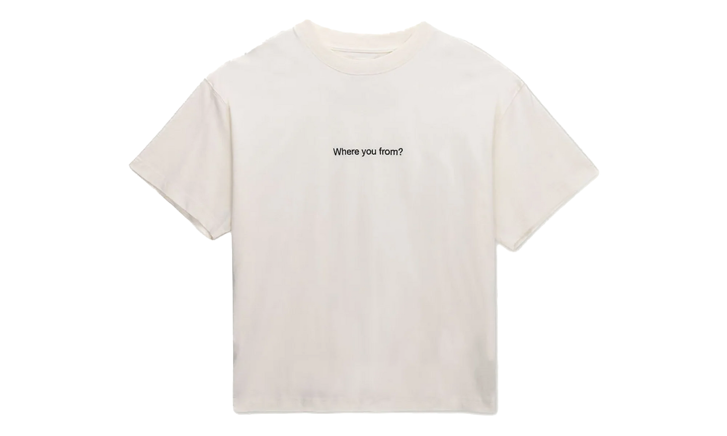 Where You From Short-Sleeve Tee "White" HTG260142 WHT