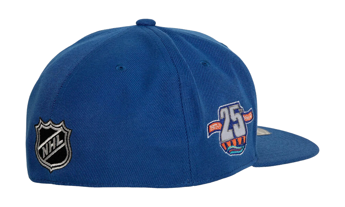 NHL New York Islanders Vintage Fitted Hat "Classic Blue" 6HSFSH22084 NYIBLUE