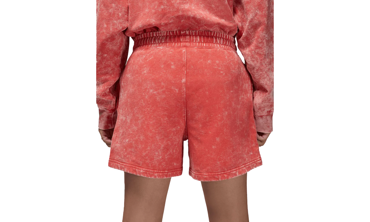 Jordan Washed Fleece Shorts WMNS "Red" DQ4613 605