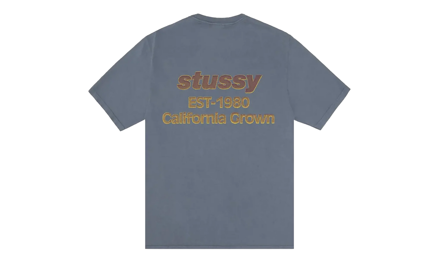 California Grown Pigment Dyed Tee "Navy" STUS391