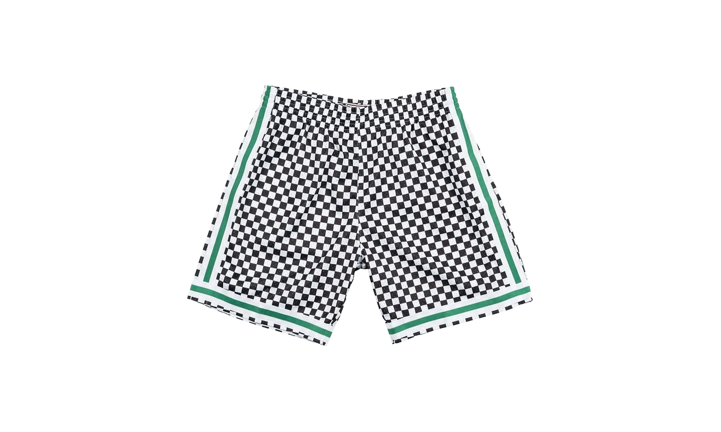 NBA Checked Swingman Shorts "Boston Celtics - White" BA3A4H BCE W N04