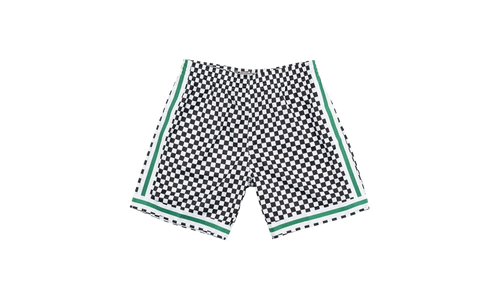 NBA Checked Swingman Shorts "Boston Celtics - White" BA3A4H BCE W N04