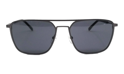 Rectangle Sunglasses "Matte Silver" L194S-033