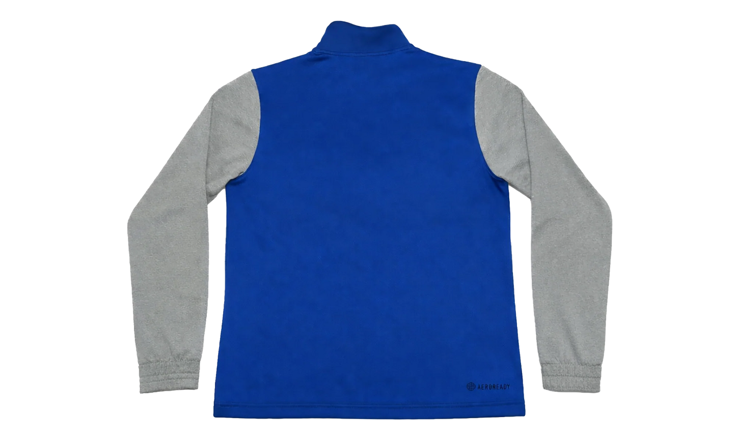 Team Issue 1/4 Zip Pullover "Blue / Grey" HI0696
