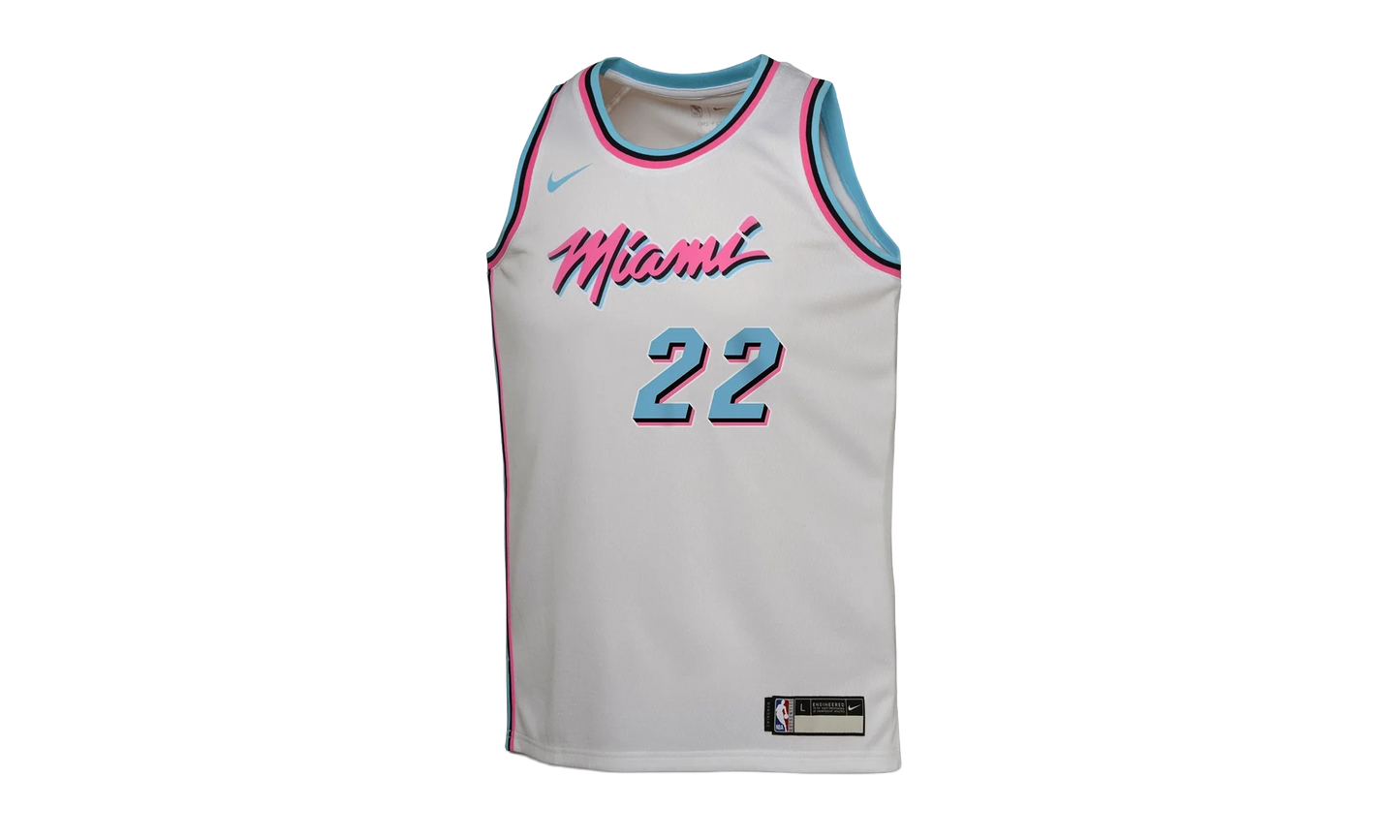 NBA MIAMI HEAT 2024-25 SWINGMAN PLAYER CITY EDITION JERSEY GS "22 BUTLER - WHITE" 9Z2B7BY1P17 HEAJB