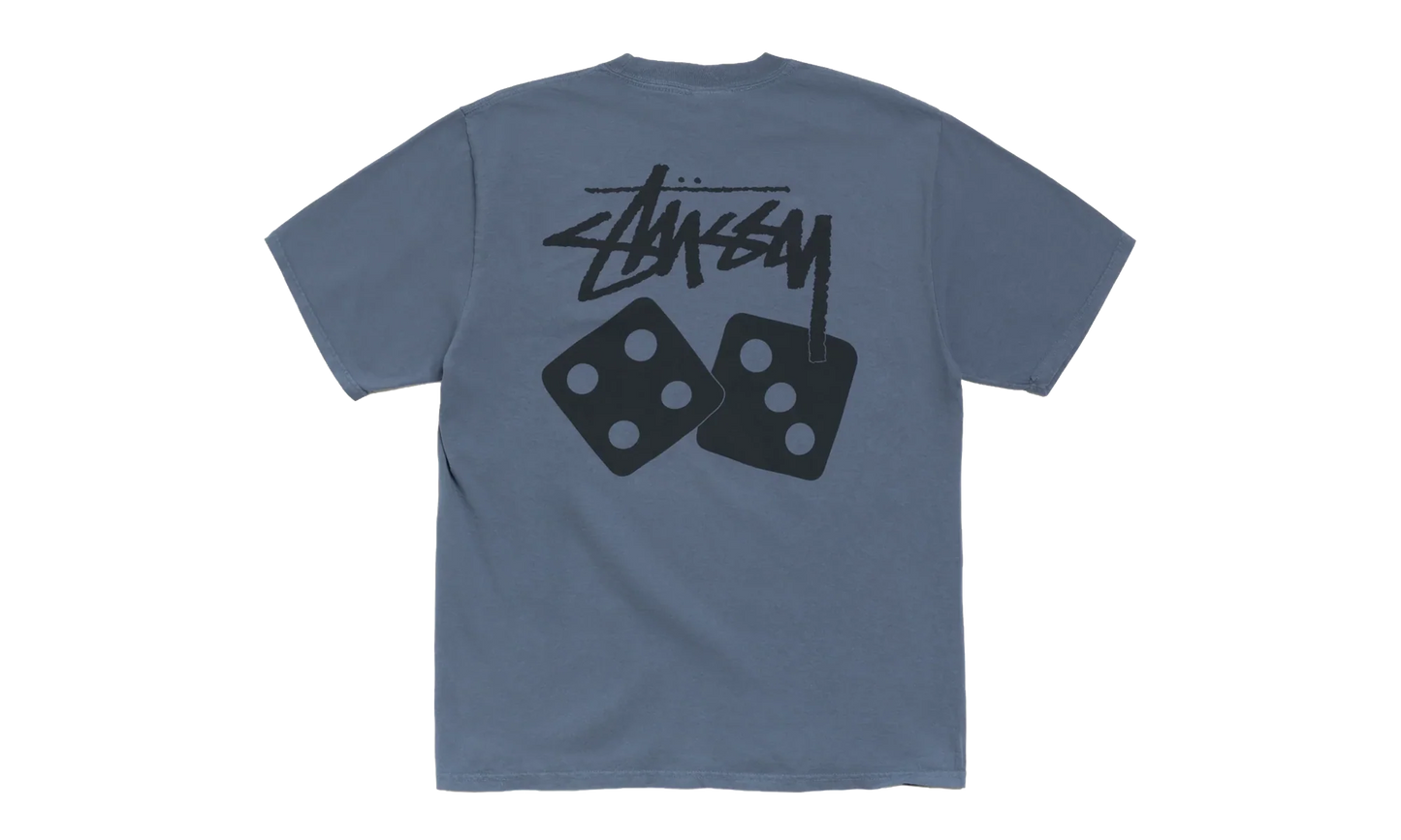 Dice Pigment Dyed Tee "Navy" STUS381