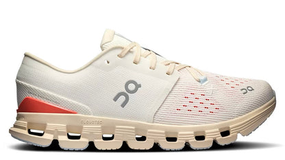 On Running Cloud X 4 Ivory Salmon (Women's)