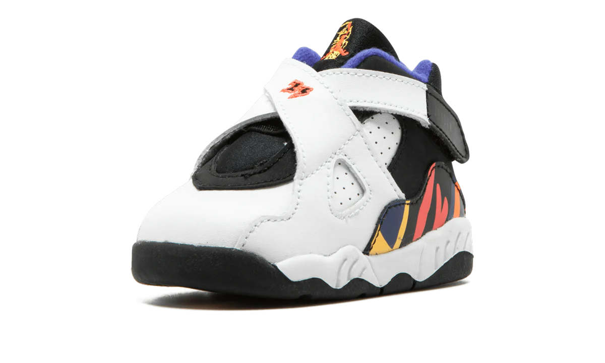 Jordan 8 BT TD "WHITE / INFRD 23 / BLACK / BRGHT CNCR" 305360 142