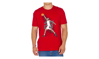 Air Jordan IX West Madison St. T-shirt "Gym Red / Black" 687820 687