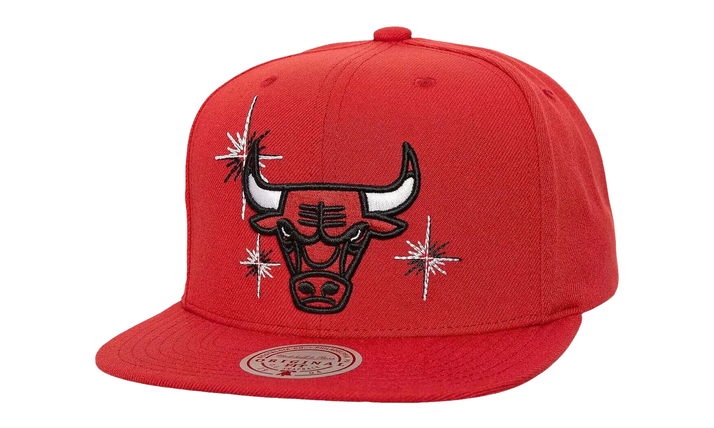 NBA Starlight Snapback Cap "Chicago Bulls - Red" HS9774 CBURED1