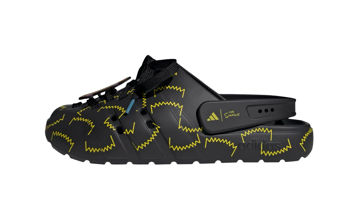 Adilette Clog "The Simpsons Black Yellow" JS4910