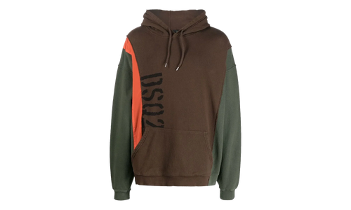 Panel Hoodie "Brown" S74GU0617S25553962