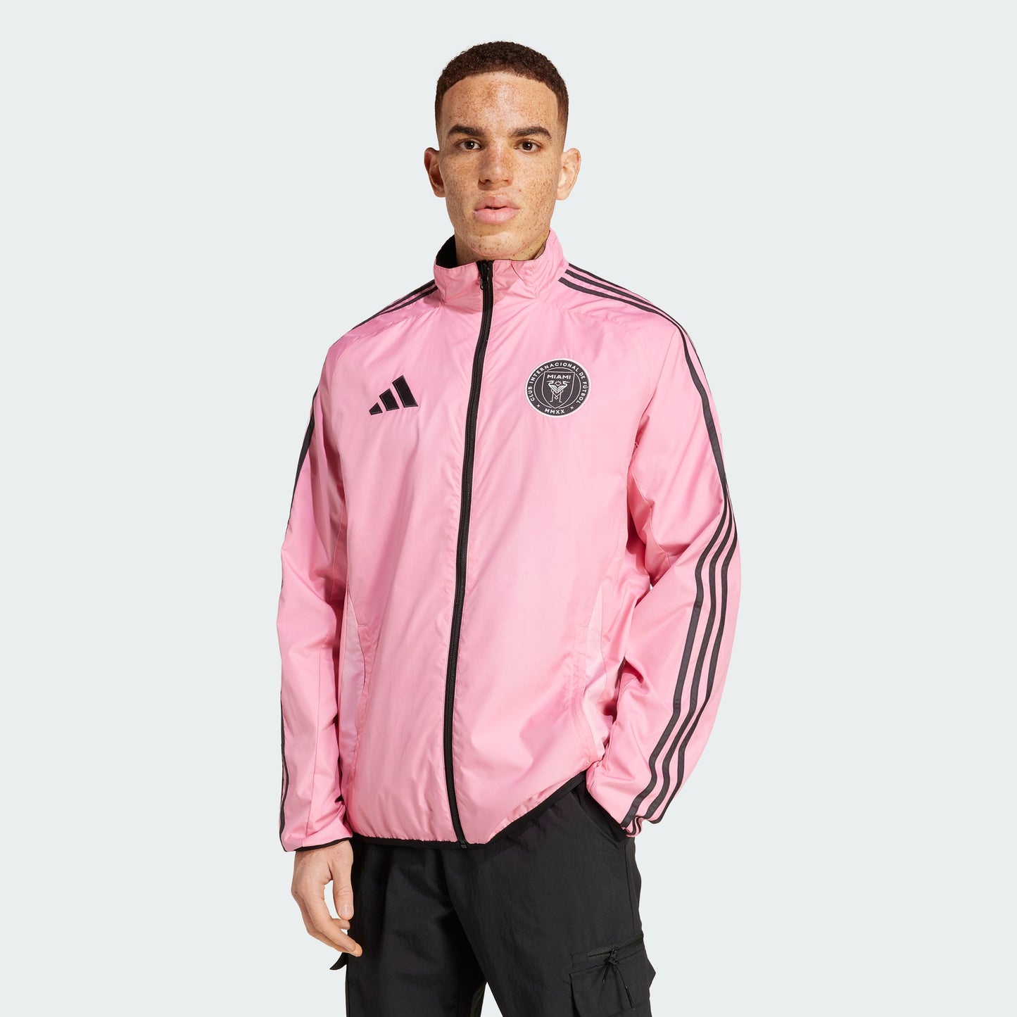 Men's adidas Inter Miami CF Reversible Anthem Jacket