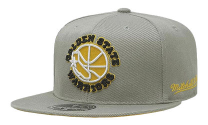 NBA Hardwood Classics Fitted Cap "Golden State Warriors - Sunny Gray" 6HSFDX21134 GSWGREY
