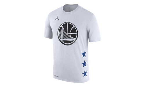 Air Jordan NBA GSW 2019 NBA All-Star T-Shirt "Stephen Curry - White" BQ2507 106