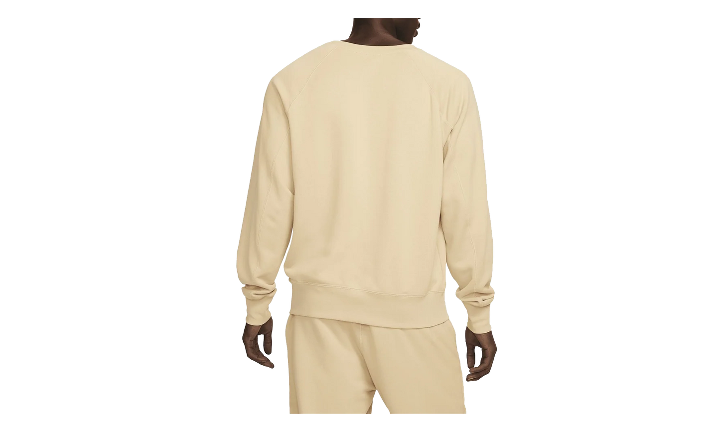 Sportswear Air French Terry Crew Sweatshirt "Sesame / Safety Orange" DV9829 252