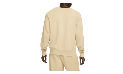 Sportswear Air French Terry Crew Sweatshirt "Sesame / Safety Orange" DV9829 252