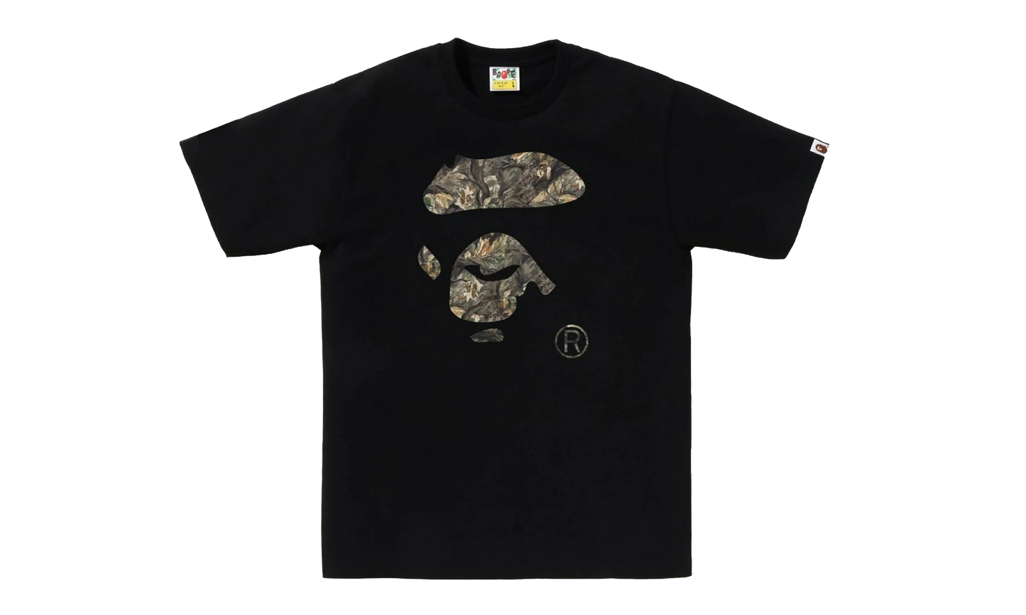 Tree Edge Camo Ape Face Tee "Black / Brown" 1L80110032 BLK