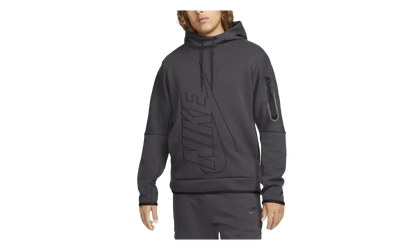 NSW Tech Fleece Graphic Pullover Hoodie "Grey / Grey" DX0577 060