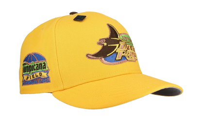 59FIFTY Tampa Bay Rays Tropicana Field Fitted Hat "Yellow / Copper" NE392