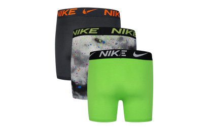 Essentials Boxer Briefs Underwear (3 Pack) GS "Black / Grey / Green" 9N0845 E7O