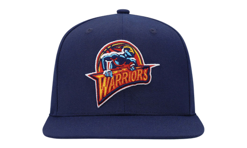 NBA Hardwood Classics Team Ground 2.0 Fitted Cap "Golden State Warriors - Navy" HHSF3259 GSWYYPPPNAVY