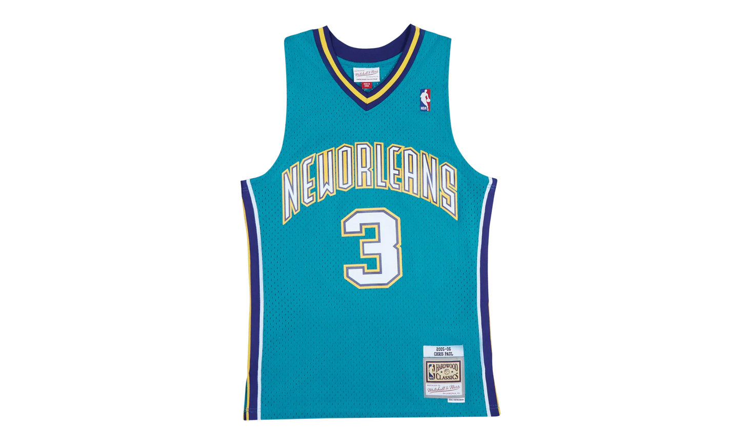 NBA Chris Paul Swingman Road Jersey "2005 Charlotte Hornets - Teal" SMJYAC18015 NOHTEAL05CPA