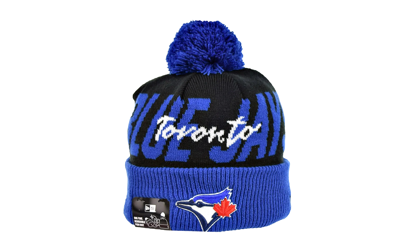 Toronto Blue Jays Confident Knit Pom Beanie "Blue" 60268740