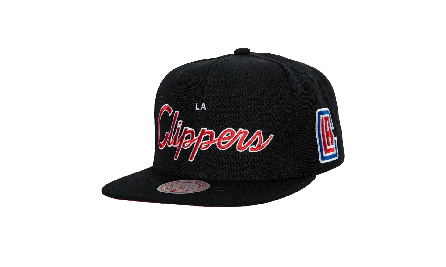 NBA Team Script 2.0 Snapback Cap "Los Angeles Clippers - Black" HHSS3280 LACYYPPPBLCK