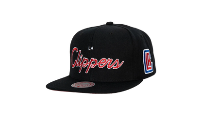 NBA Team Script 2.0 Snapback Cap "Los Angeles Clippers - Black" HHSS3280 LACYYPPPBLCK