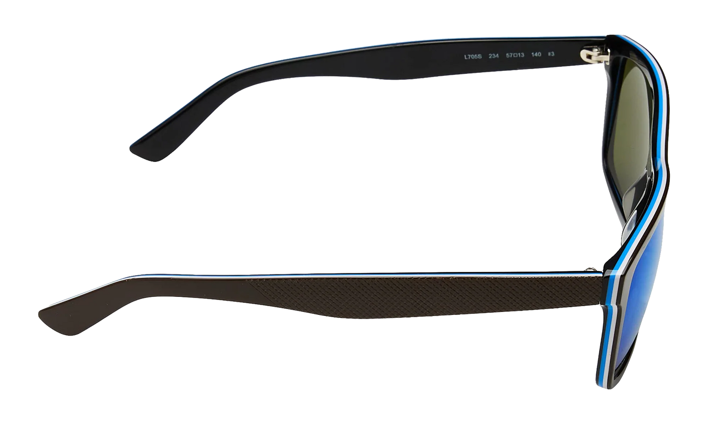 Rectangle Sunglasses "Dark Brown" L705S-234