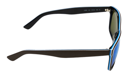 Rectangle Sunglasses "Dark Brown" L705S-234