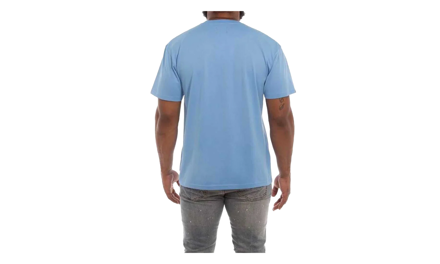 Script Short Sleeve T-Shirt "Blue" 851 2308 LBB