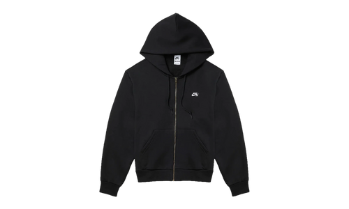 SB Full-Zip Fleece Skate Hoodie "Black / White" FZ8796 010