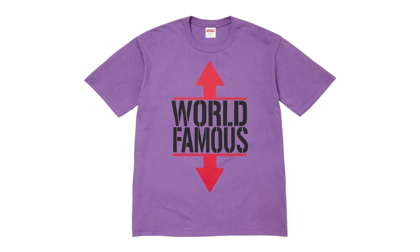 World Famous Tee "SS26 - Purple" SU27450