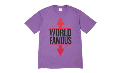 World Famous Tee "SS26 - Purple" SU27450