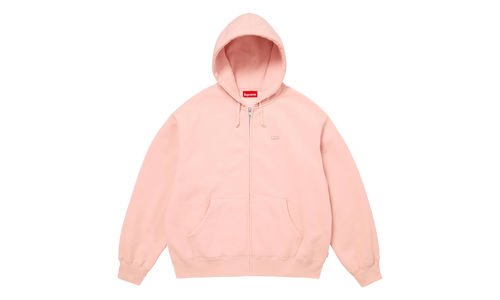 Small Box Zip Up Hooded Sweatshirt "SS26 -Light pink" SU27353
