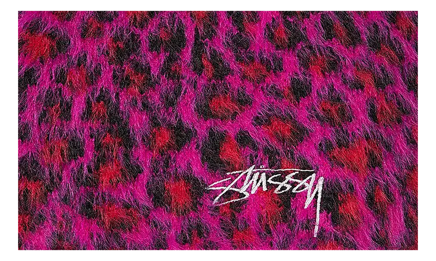 Leopard Skullcap Beanie "Pink" STUS409